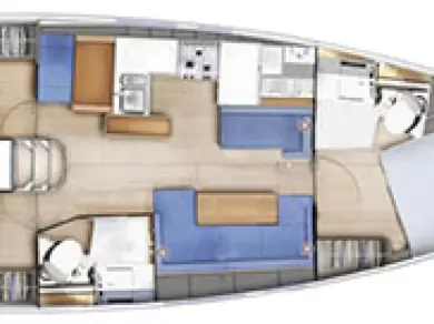 Pronájem lodi Bormes-les-Mimosas lákavé ceny Sun Odyssey 410