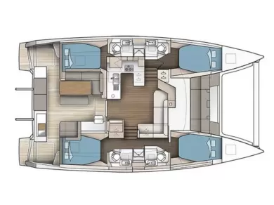 Pronájem Katamarán v Road Town -Fountaine Pajot Astrea 42