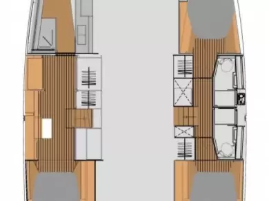 Pronájem jachty v Frenchtown -Fountaine Pajot Elba 45 na Samboatu