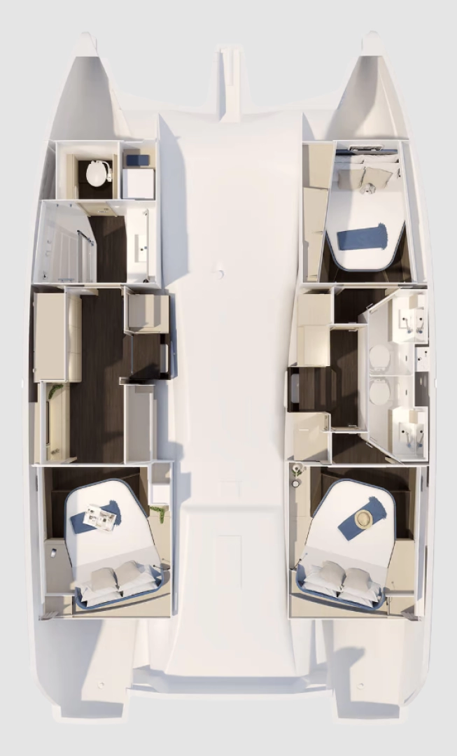 Pronájem jachty v Road Town -Fountaine Pajot Fountaine Pajot FP 41 Maesto 3  na Samboatu