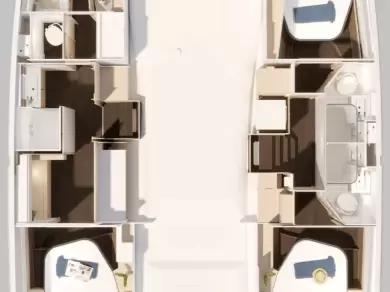 Pronájem Katamarán v Road Town -Fountaine Pajot Fountaine Pajot FP 44 Maestro - 3 cab.