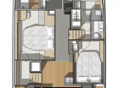 Pronájem Motorová loď Fountaine Pajot s licencí