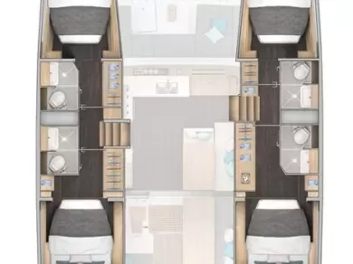 Pronájem Katamarán v Ao Po -Lagoon Lagoon 43