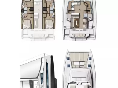 Pronájem Katamarán v Marmaris -Bali Bali 4.4
