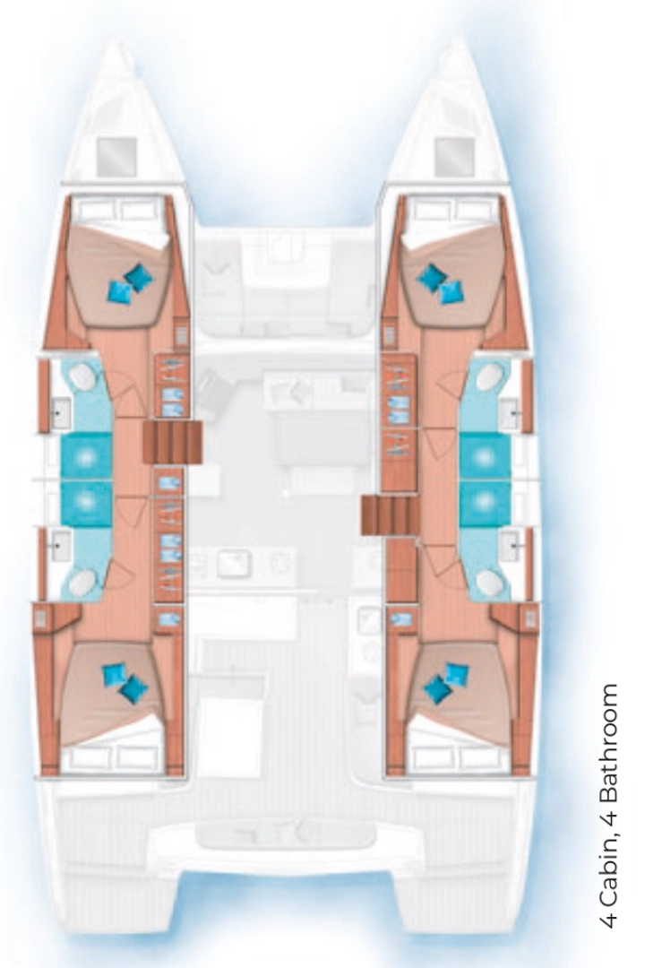 Pronájem lodi Piraeus lákavé ceny Lagoon 46