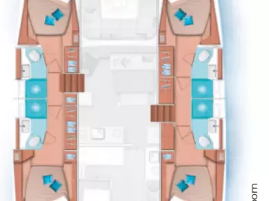 Pronájem lodi Piraeus lákavé ceny Lagoon 46