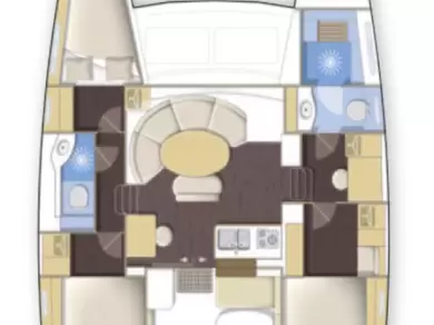 Pronájem lodi Ko Chang (Koh Chang) lákavé ceny Lagoon 380