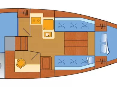 Dufour Dufour 310 jednotlivci a charterové společnosti v Heiligenhafen