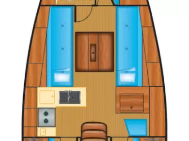 Pronájem lodi Salona Salona 38 v Heiligenhafen na Samboatu