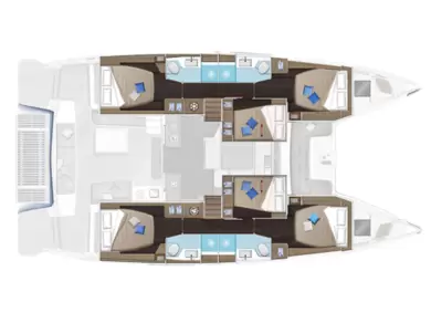 Pronajmout Katamarán se skipperem či ne Lagoon v Donji Seget