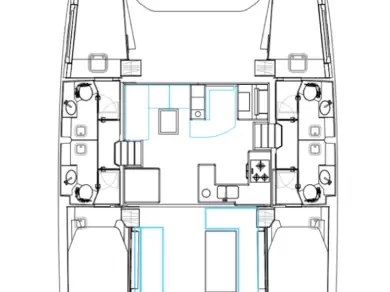 Pronájem Katamarán Nautitech s licencí