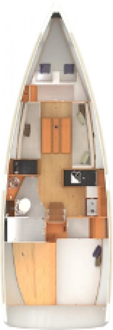 Pronájem lodi Jeanneau Sun Odyssey 349 v Golfe-Juan na Samboatu