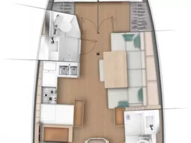 Jeanneau Sun Odyssey 440 jednotlivci a charterové společnosti v Deme of Volos