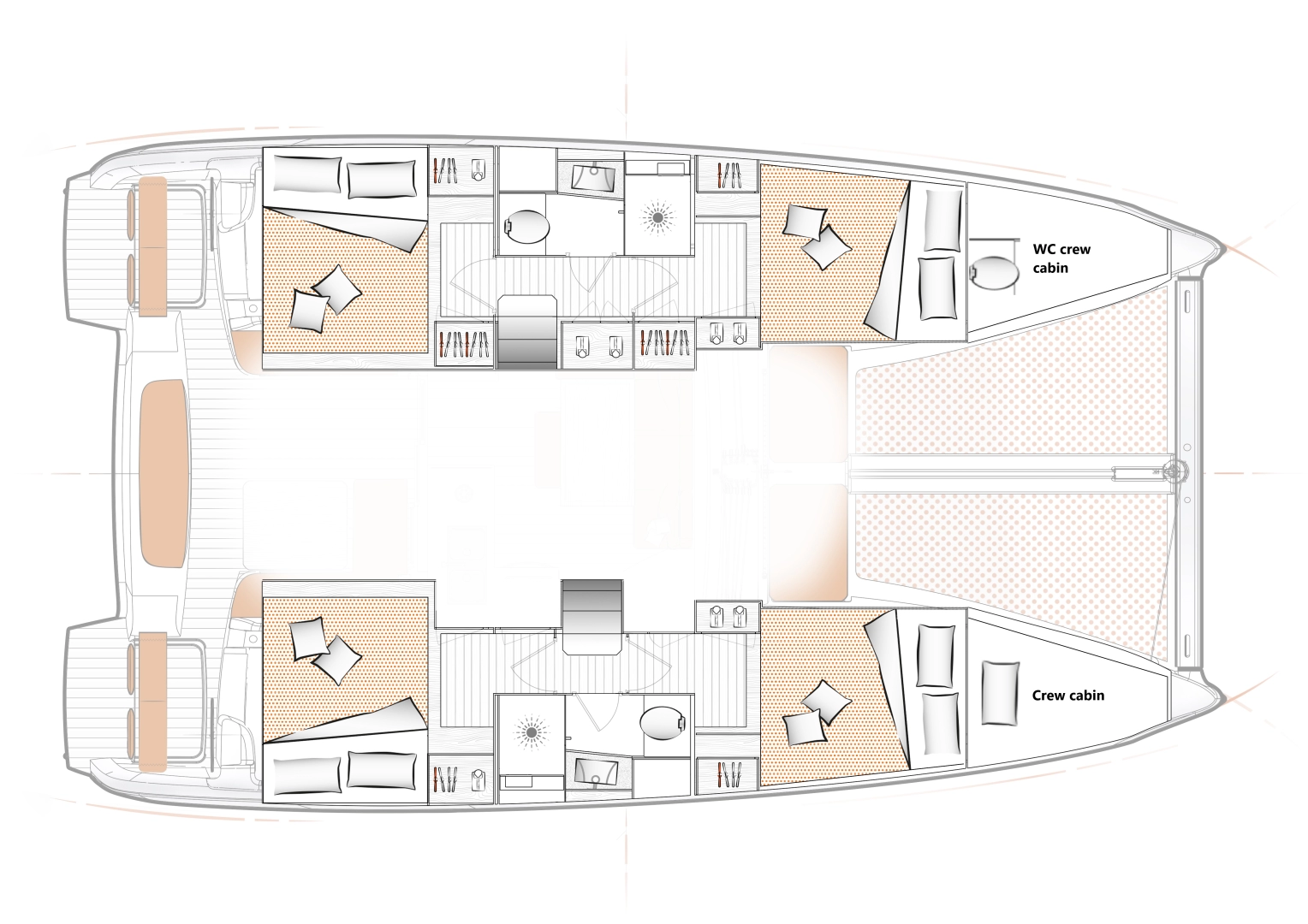 Pronájem Katamarán Excess s licencí