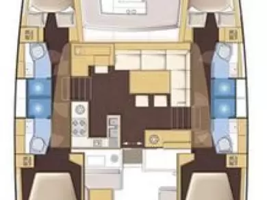 Pronájem Katamarán Lagoon s licencí