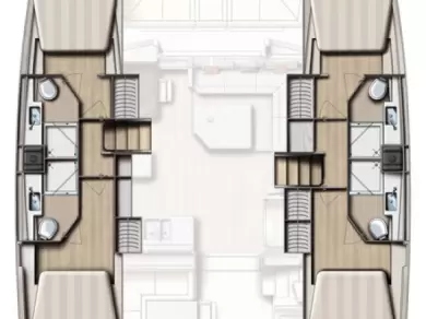 Pronájem lodi Bali Bali 4.5 v Raiatea Island na Samboatu