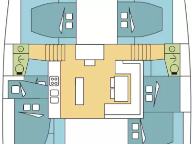 Pronájem jachty v Praslin Island -Lagoon Lagoon 52 F na Samboatu