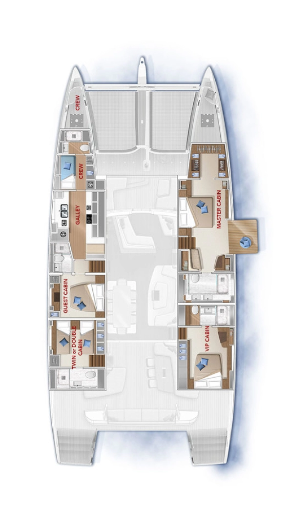 Pronajmout Katamarán se skipperem či ne Lagoon v Split