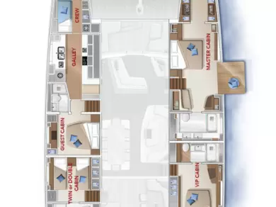 Pronajmout Katamarán se skipperem či ne Lagoon v Split