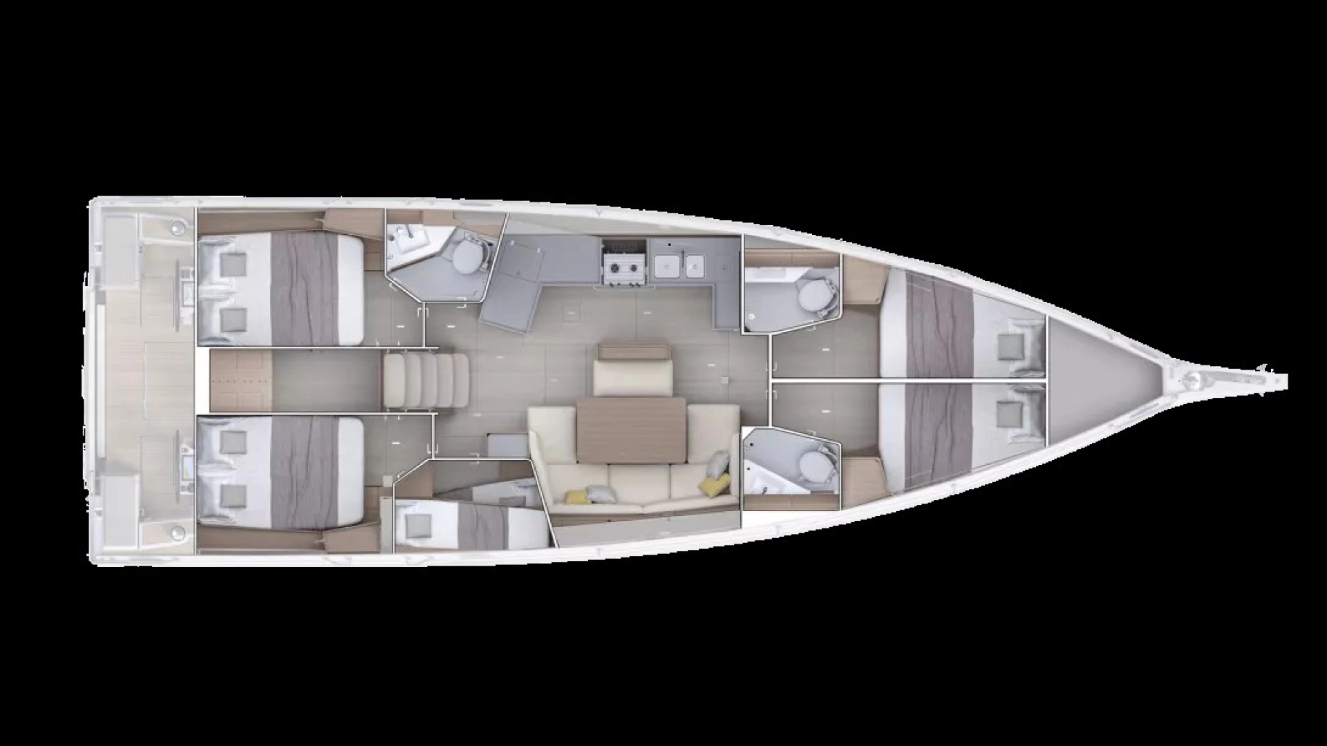 Pronájem Plachetnice Bénéteau s licencí