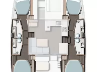 Pronájem lodi Procida lákavé ceny Leopard 42 - 4 cab.