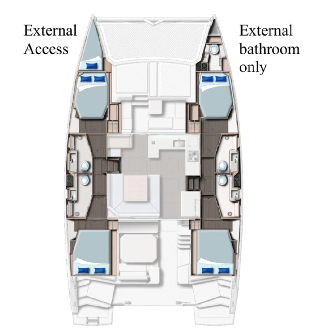 Pronájem jachty v Cannigione -Leopard Catamarans / Robertson & Caine Leopard 45 na Samboatu