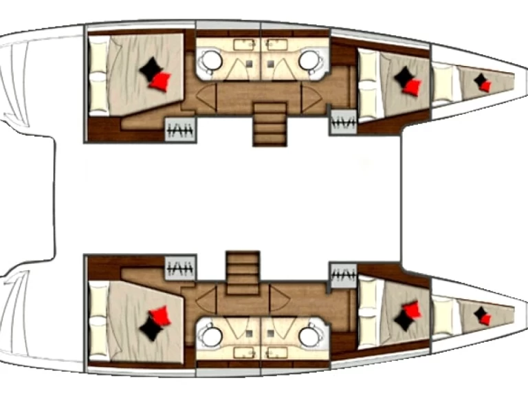 Pronájem Katamarán v Primošten  -Lagoon Lagoon 40