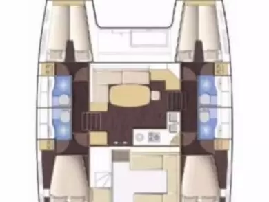 Lagoon Lagoon 400 jednotlivci a charterové společnosti v Trogir