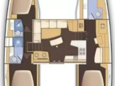 Pronájem Katamarán Lagoon s licencí