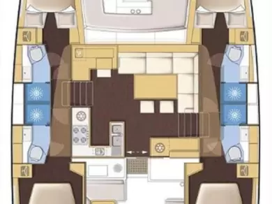 Pronájem jachty v Trogir -Lagoon Lagoon 450 F na Samboatu