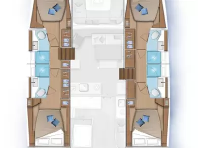 Pronájem jachty v Šibenik  -Lagoon Lagoon 46 na Samboatu