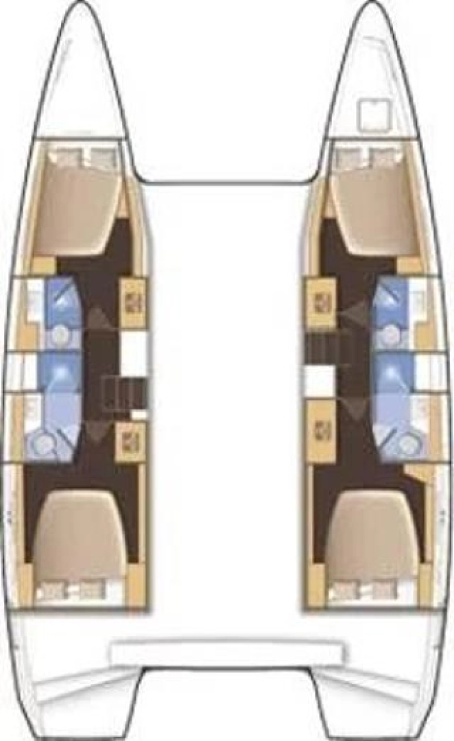 Pronajmout si Lagoon Lagoon 42 v Portocolom