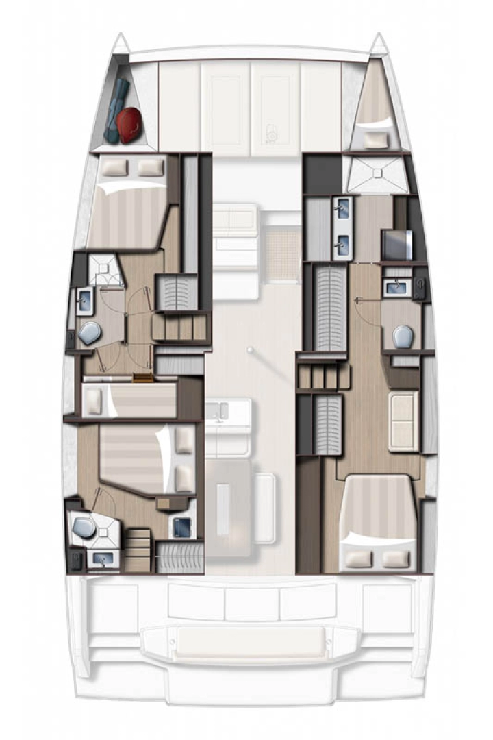 Pronájem lodi Bali Bali 4.6 v Eden Island na Samboatu