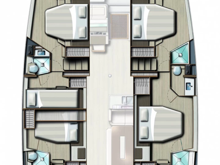 Pronajmout Katamarán se skipperem či ne Bali v Marsh Harbour