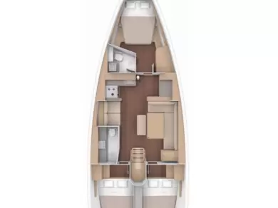 Pronájem Plachetnice v Marmaris -Dufour Dufour 430