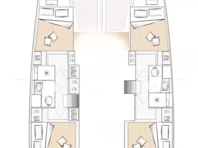 Pronajmout Katamarán se skipperem či ne Excess v Donji Seget