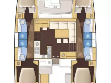 Pronájem Katamarán Lagoon s licencí