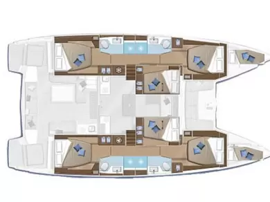 Lagoon Lagoon 50 jednotlivci a charterové společnosti v Road Town