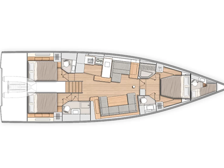 Pronájem lodi Bénéteau Oceanis 54 v Road Town na Samboatu