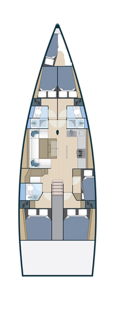 Pronájem lodi More Boats More 55 v Donji Seget na Samboatu