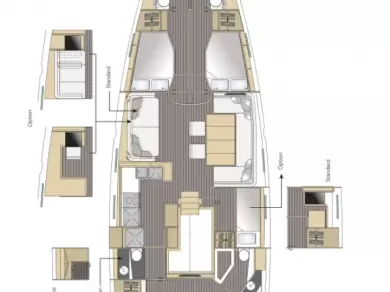 Pronajmout Plachetnice se skipperem či ne Jeanneau v Pula