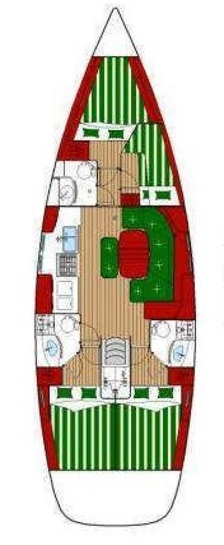 Pronájem lodi Sukošan lákavé ceny Oceanis Clipper 423