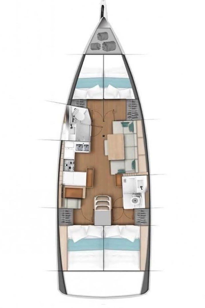 Pronájem jachty v Lavrio -Jeanneau Sun Odyssey 440 na Samboatu