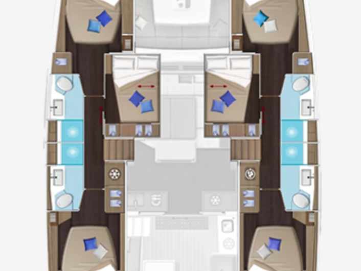 Pronajmout Katamarán se skipperem či ne Lagoon v Alimos