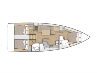 Pronajmout si Bénéteau Oceanis 40.1 v Lefkáda