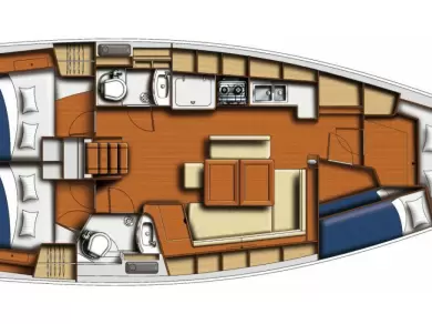 Pronájem lodi Bénéteau Oceanis 43 v Deme of Volos na Samboatu