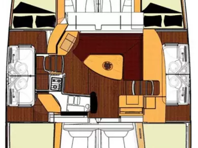 Pronájem Katamarán Fountaine Pajot s licencí