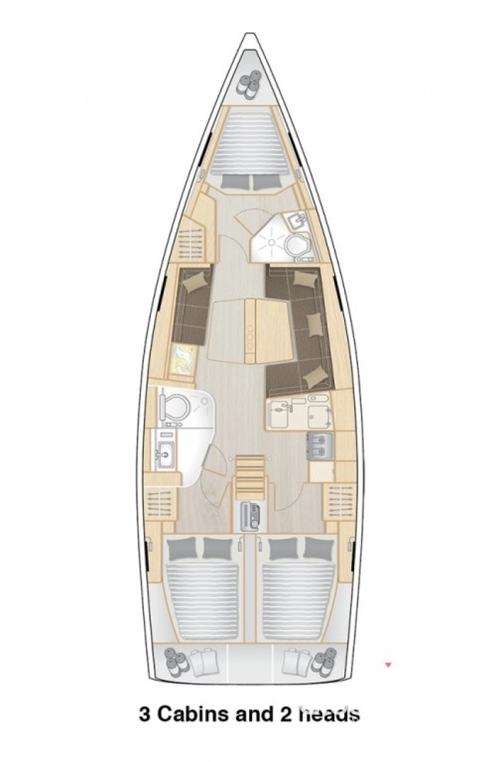 Pronajmout si Hanse Hanse 418 v Sukošan