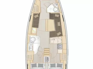 Pronajmout si Hanse Hanse 418 v Sukošan