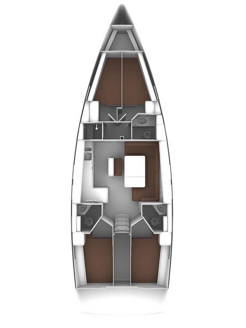 Pronájem Plachetnice v Split -Bavaria Cruiser 46